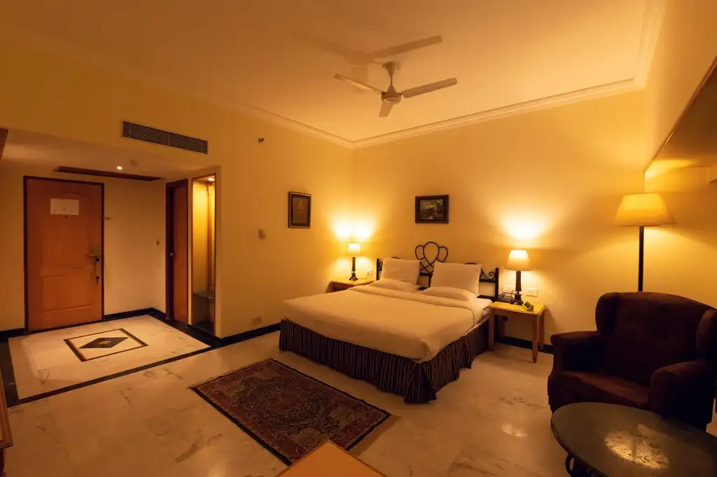 Deluxe room at A Hotel Ludhiana.